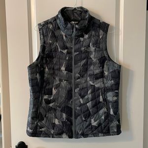 North Face camo vest
